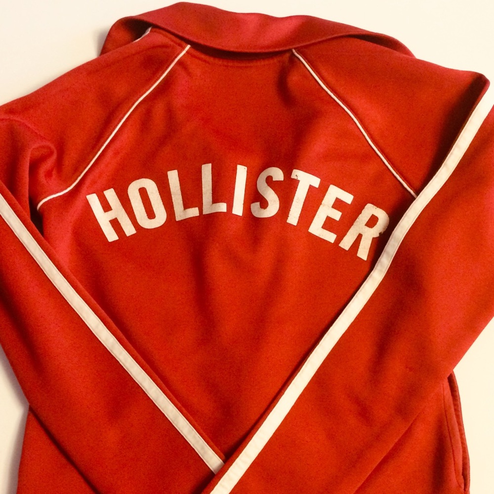 Hollister Co. Red Athletic Track Jacket